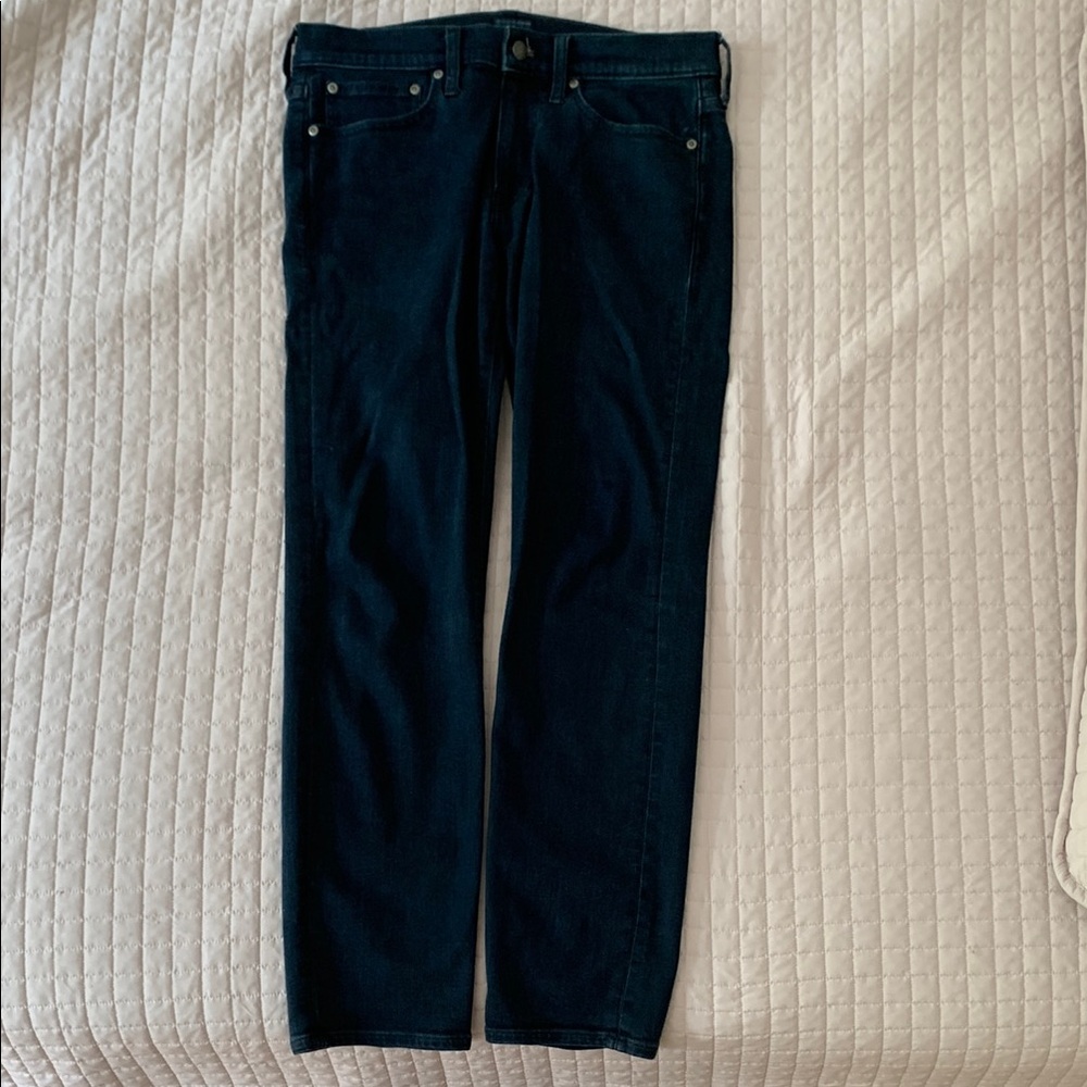 J Crew 484 Stretch Slim Dark Blue Jeans, 30x30